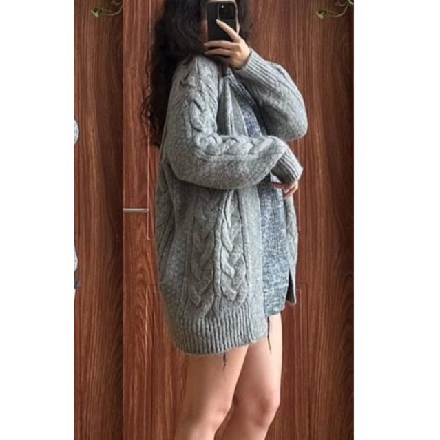 [2hand] áo cardigan len nhật