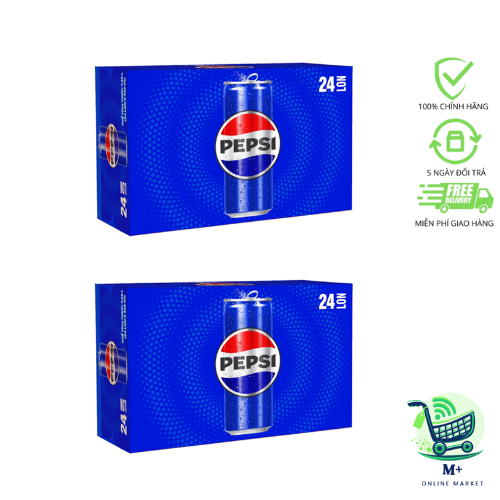 Combo 2 Thùng 24 Lon Pepsi 320ml/lon