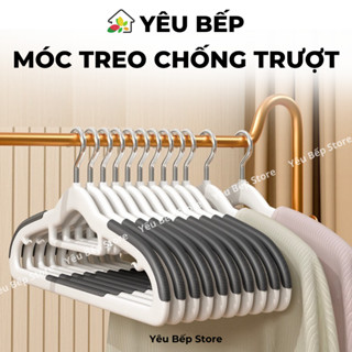 Bộ 50 Móc treo quần áo chống trượt xoay 360 đa năng, Móc áo nhựa dẻo bền bỉ chịu được vật nặng (Giao màu ngẫu nhiên)