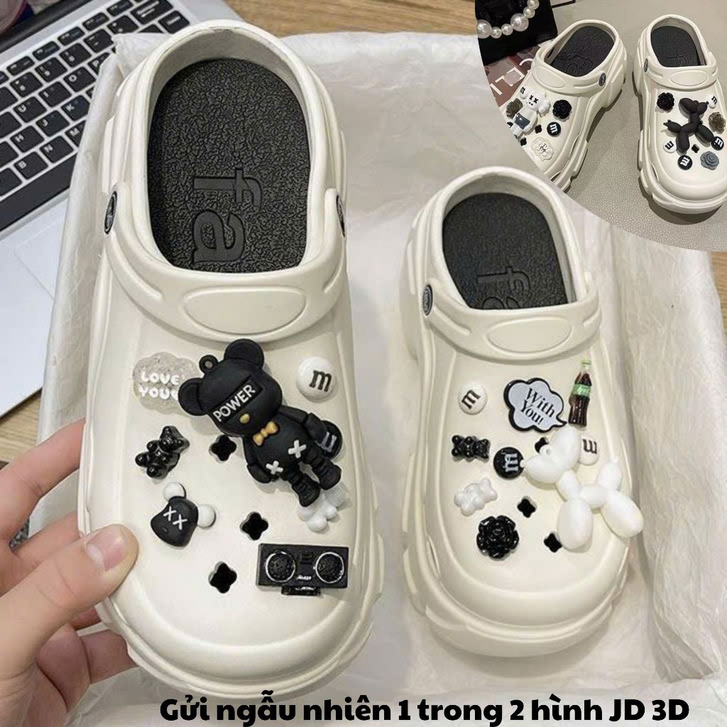  Dép Cross Fashion Nữ Dép Sục Bánh Mỳ Đế Cao 3cm Đúc Nguyên Khối Dáng Đẹp Hàn Quốc size 36-41 giayzep.store-S6C 