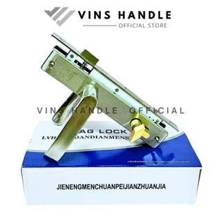   Giá xuất xưởng  Bộ Khoá Tay Gạt INOX AG hệ 700 lắp cửa khung bao 3x6 