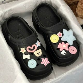 Sục Độn Đế 3cm Nữ Dáng Cao Đế Mềm, Dép Sục Đế Cao Tôn Dáng Size 36-41-S6C