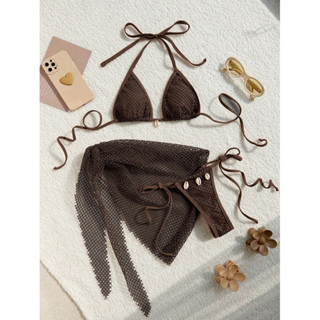 Bộ Bikini Kèm Váy Che Thời Trang Nữ [Hàng order]