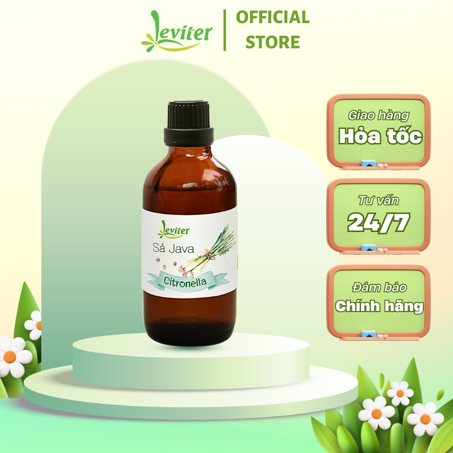 Tinh dầu Sả Java Leviter-100ml