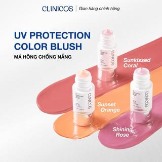  MÁ HỒNG CHỐNG NẮNG CLINICOS UV PROTECTION COLOR BLUSH SPF50+ PA++++ 10ML 
