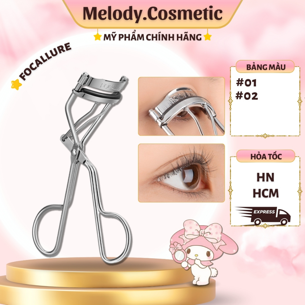 [FOCALLURE] Dụng Cụ Bấm Cong Lông Mi Bấm Mi Focallure MELODY.COSMETIC Hàng Mi Cong Dài Lâu 32g C133