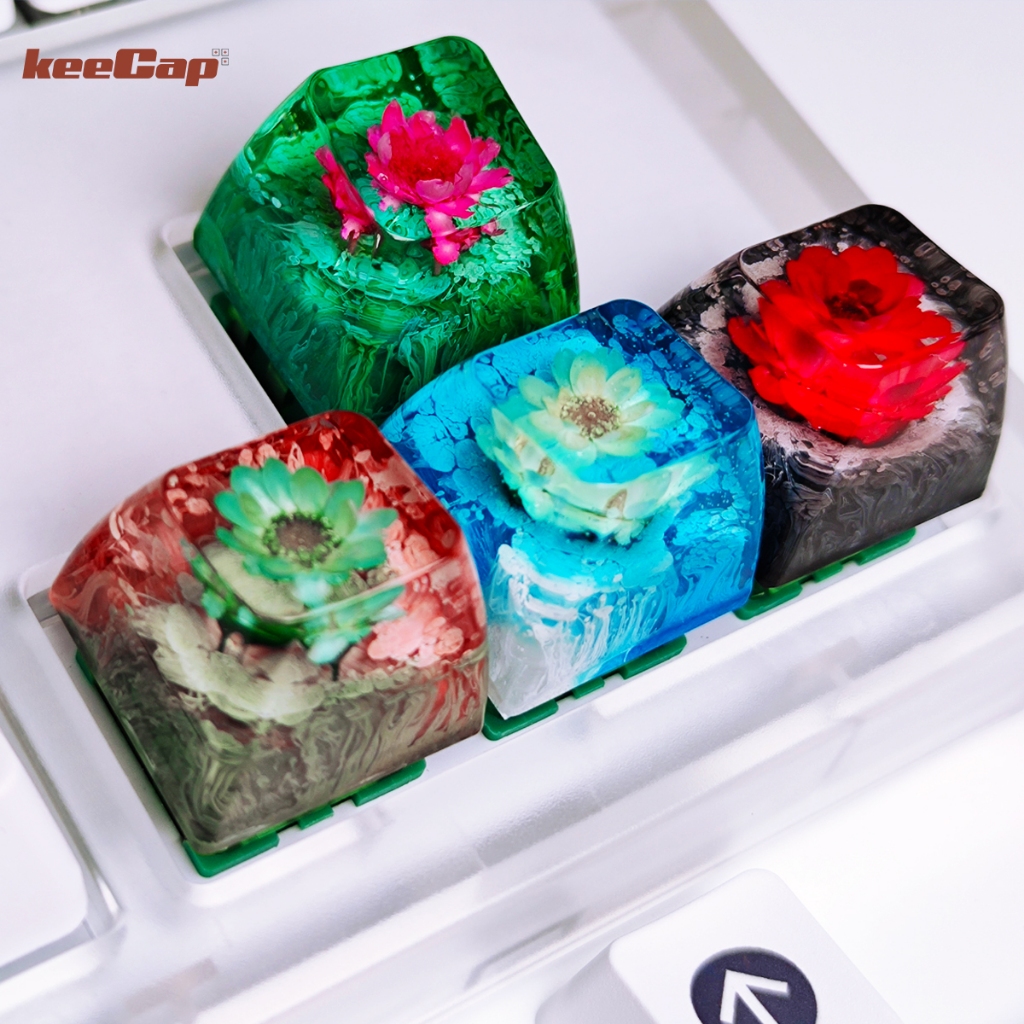 [KEECAP] Keycap Artisan Hoa Sen Resin 3D