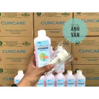 Dung dịch rửa tay sát khuẩn Clincare 500ml ( diệt 99% vi khuẩn )