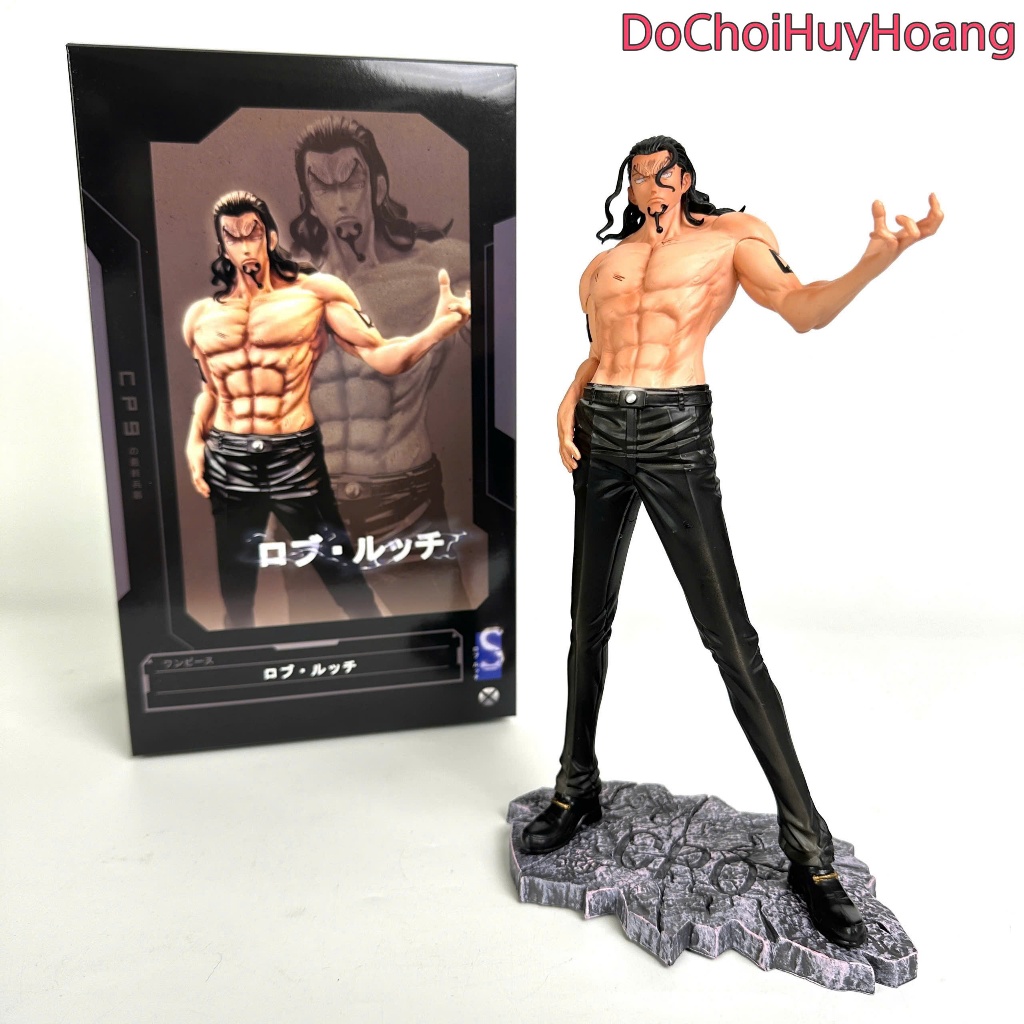Mô hình tượng nhân vật Rob Lucci người sử dụng trái báo đốm One Piece 24cm