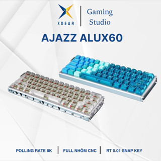 AJAZZ ALUX60 Bàn phím cơ gaming hợp kim nhôm CNC | Polling Rate 8K | RT 0.01 | Scaning Rate 128K