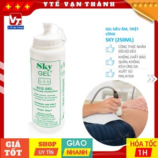 ✅ Gel Siêu Âm, Gel Lạnh Triệt Lông SKY (250ml) (Malaysia) -VT1289
