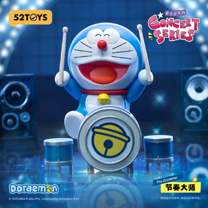 [Hộp Mù] Mô hình Blindbox - 52TOYS - DORAEMON Concert Series - Buổi Hòa Nhạc