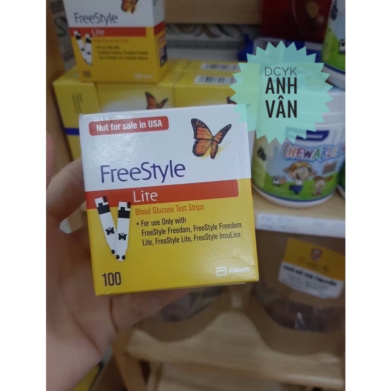 Que thử đường huyết FreeStyle Lite hộp 100 que