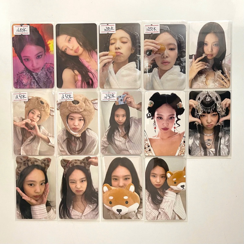 BLACKPINK JENNIE - Card ảnh album RUBY POB chính hãng được chọn
