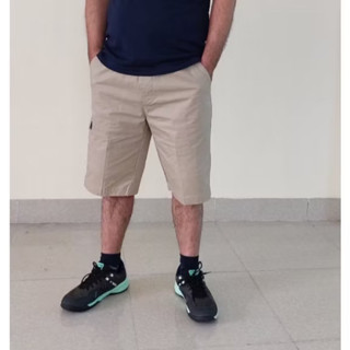 Quần short túi hộp nam trung niên si lửng chất kaki lưng thun co giãn from rộng thoải mái size từ 45kg-85kg