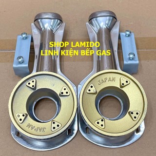 Bộ Họng đầu đốt bếp gas l Ống điếu l Mâm chia lửa sen NHÔM N78S1  43 - 78mm - Bếp ASIA, Sunhouse, Watashi...