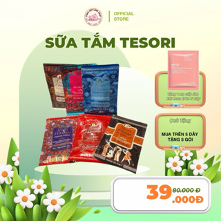 Sữa tắm Tesori 6 mùi dạng gói dây du lịch tiết kiệm 9ml gói [có mix mùi]