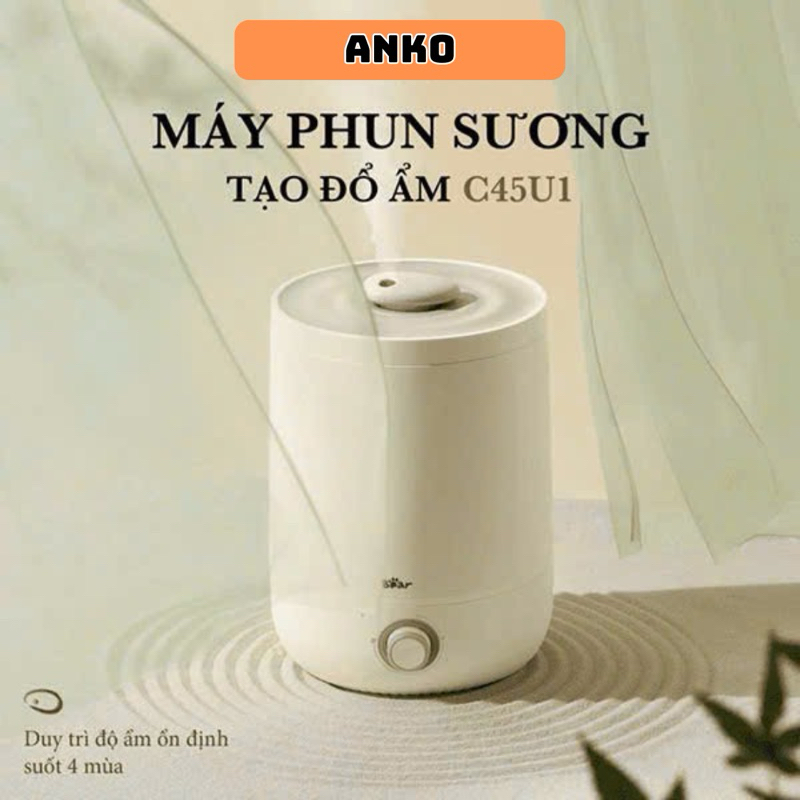 Máy phun sương khuếch tán tinh dầu BEAR C45U1 Dung Tích Lớn 4.5L phun sương lên đến 16 tiếng