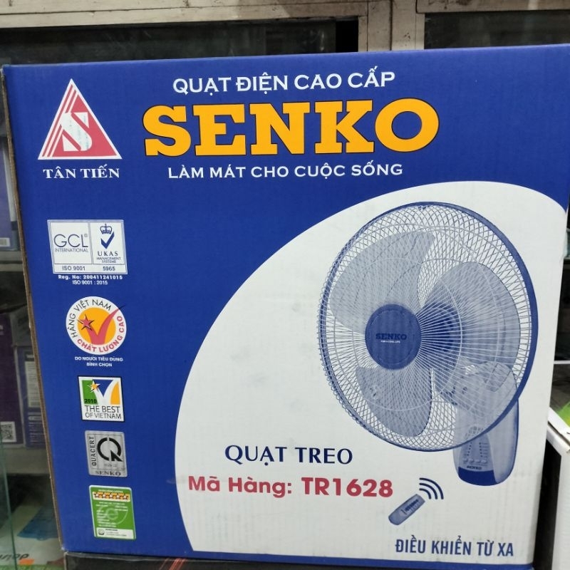 QUẠT TREO TƯỜNG CÓ KHIỂN SENKO TR1628