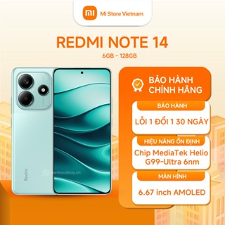 Điện Thoại Xiaomi Redmi Note 14 6GB 128GB Chính Hãng BH 18 Tháng