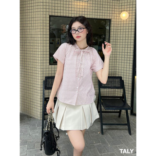 TALY - Áo kiểu cột nơ RUBY