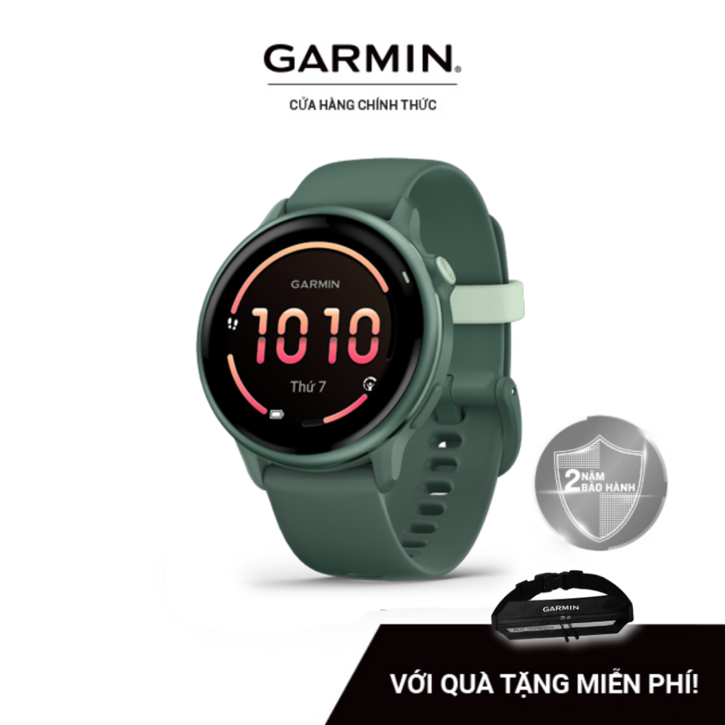 [New] Đồng hồ thông minh Garmin vívoactive 6 (Black/LunarGold/Green/Pink) - Hàng chính hãng