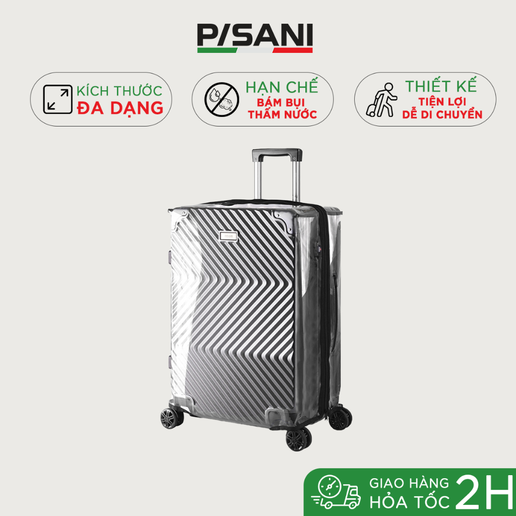  Bao Trùm Vali Trong Suốt The Travel Star Clearguard Cover Chống Trầy Xước - Chat để được tư vấn size 