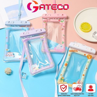 Túi Đựng Điện Thoại Chống Nước có Phao và dây đeo Trong Suốt đi biển du lịch (Màu ngẫu nhiên)