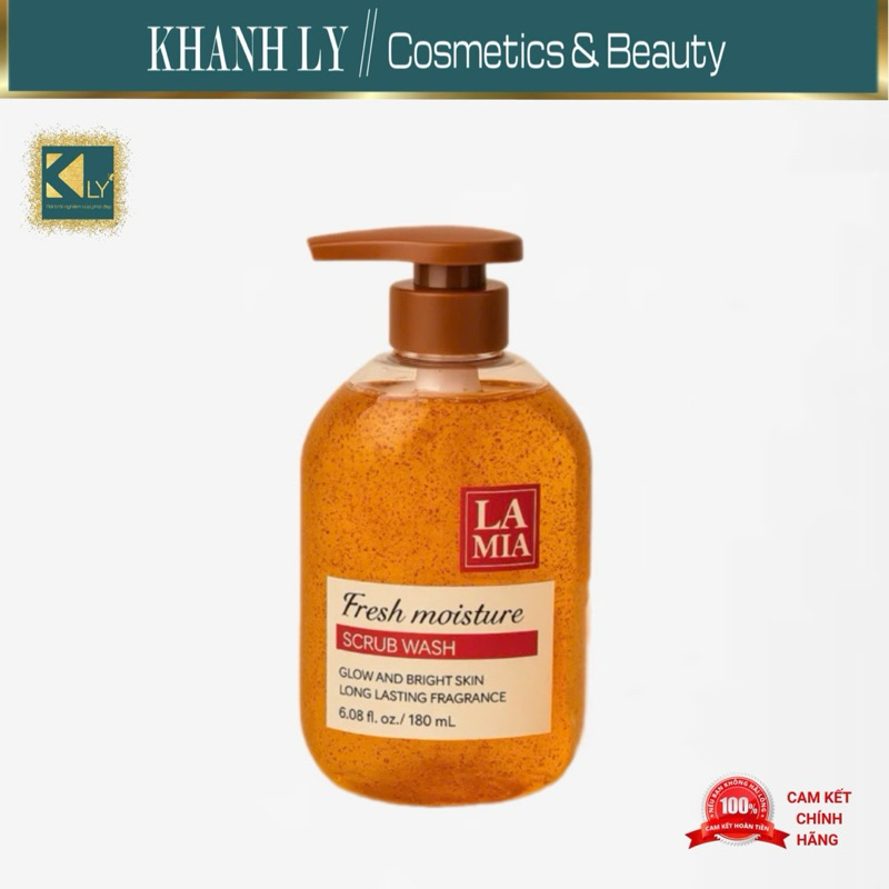 Sữa tắm tẩy da chết Lamia 800ml