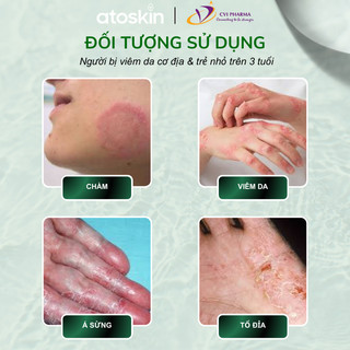 [Combo Kháng Viêm] - Sữa Tắm Atoskin & Serum Atoskin - Hỗ Trợ Giảm Ngứa, Viêm Da Cơ Địa, Á Sừng, Vẩy Nến Hiệu Quả