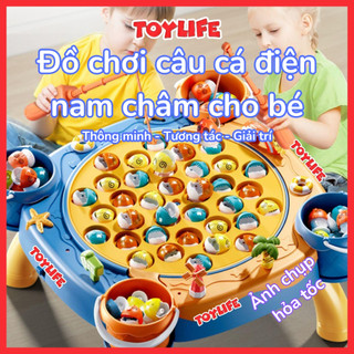  Đồ chơi câu cá điện nam châm cho bé trò chơi câu cá cho trẻ em 45 con cá 8 cần câu đồ chơi cho bé 2 3 4 5 6 tuổi 