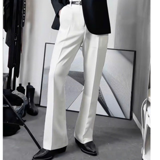 Quần Âu Ống Loe Nam quần vải nam dáng baggy hàn quốc