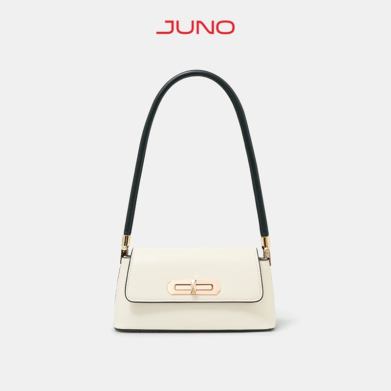  Túi Xách Nữ Thời Trang JUNO Cỡ Nhỏ Baguette Đeo Vai Khoá Xoay TXN832 