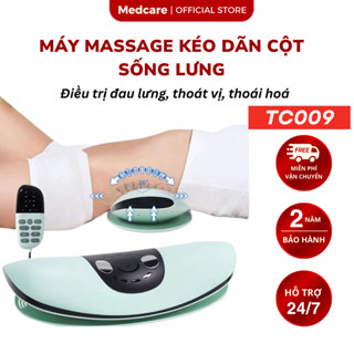 Máy massage lưng, Đệm massage chườm ấm hồng ngoại trị liệu giúp loại bỏ, thư giãn vùng lưng