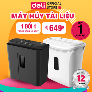 [VOUCHER 400K] Máy Hủy Tài Liệu DELI Máy Hủy Giấy Tờ Card CD Cho Doanh Nghiệp, Văn Phòng, Bảo Mật Thông Tin Dữ Liệu