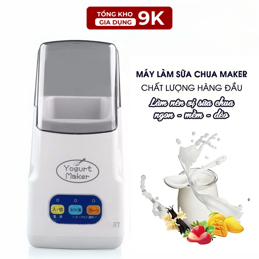 Máy làm sữa chua Yogurt Nhật Bản [BH 1 ĐỔI 1] Máy ủ sữa chua 3 nút tự động cao cấp