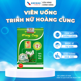 Viên Uống Trinh Nữ Hoàng Cung An Châu Hỗ Trợ Giảm Nguy Cơ U Xơ Tử Cung, U Nang Buồng Trứng 50 Viên