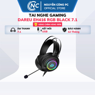 Tai nghe Dareu ẸH416 RGB Black giả lập 7.1 - NEW - Bảo hành 12 Tháng