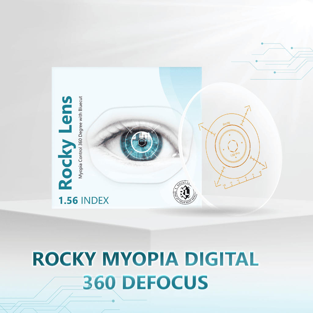 Tròng kính Kiểm soát cận cho trẻ Rocky Myopia Control 360 Defocus