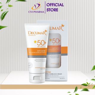 Kem Chống Nắng Ngừa Mụn Decumar Advanced 50G