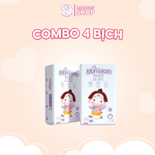 [Combo 4 Bịch] Tã Bỉm Momotaro Chính Hãng, Bỉm Dán/Quần Thoáng Khí, Siêu Mỏng Cho Bé Full Size