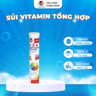  Vitamin Tổng Hợp Doppelherz A-Z Fizz Multivitamins Mineral Dạng Sủi Giúp Tăng Đề Kháng 13 Viên Tuýp 