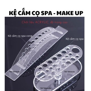 Kệ Cắm Cọ Cho Spa, Hộp Đựng Cọ Chổi Và Đồ Trang Điểm Makeup Cao Cấp