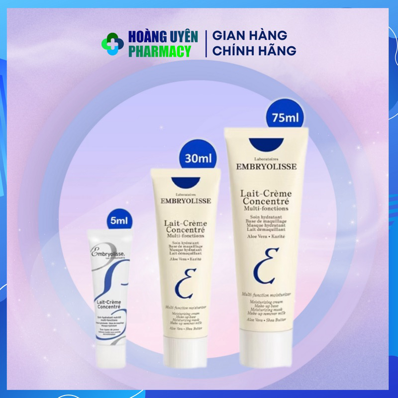 [CTY] Kem dưỡng ẩm phục hồi Embryolisse 30-75ml