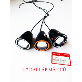 Đèn LED U7 Ngũ Sắc & U7 Thường Lắp Mắt Cú Exciter 135/150, Winner – Đèn Trợ Sáng Xe Máy Cao Cấp
