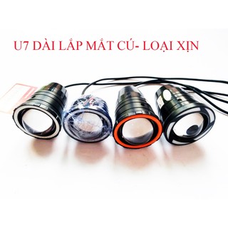 Đèn LED U7 Ngũ Sắc & U7 Thường Lắp Mắt Cú Exciter 135/150, Winner – Đèn Trợ Sáng Xe Máy Cao Cấp