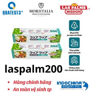 Màng bọc thực phẩm 400 và cuộn lõi LasPalms chính hãng khổ 30cm nhiều mét co giản tốt bám dính tốt an toàn thực phẩm