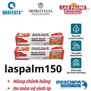 Màng bọc thực phẩm 400 và cuộn lõi LasPalms chính hãng khổ 30cm nhiều mét co giản tốt bám dính tốt an toàn thực phẩm