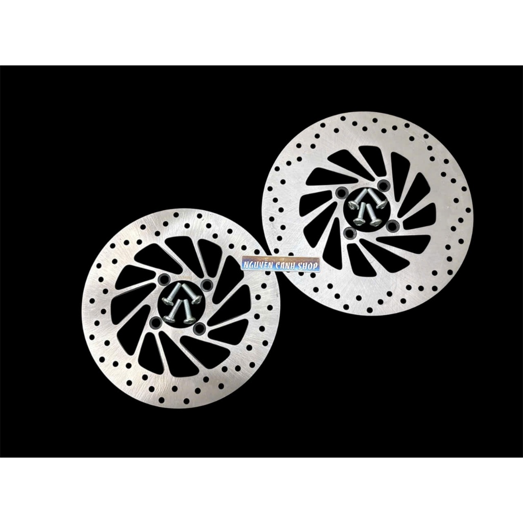 Đĩa thắng 245mm 267mm có ốc mẫu xoáy gắn xe exciter wave sirius