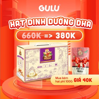   Hộp 750g  Hạt dinh dưỡng cao cấp Bổ sung DHA + Phô Mai Khô GULU FOODS 